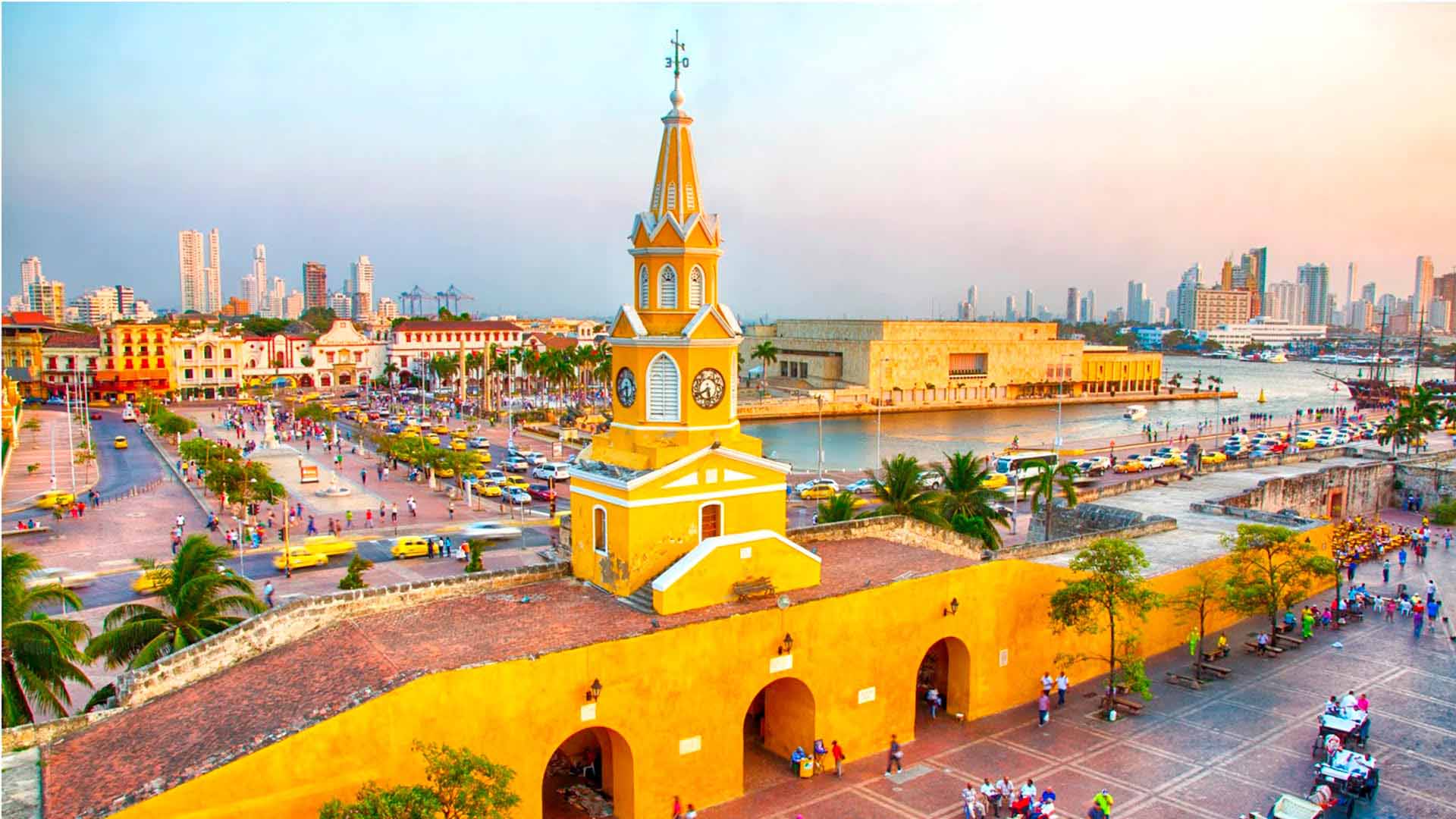 Calles coloniales de Cartagena de Indias
